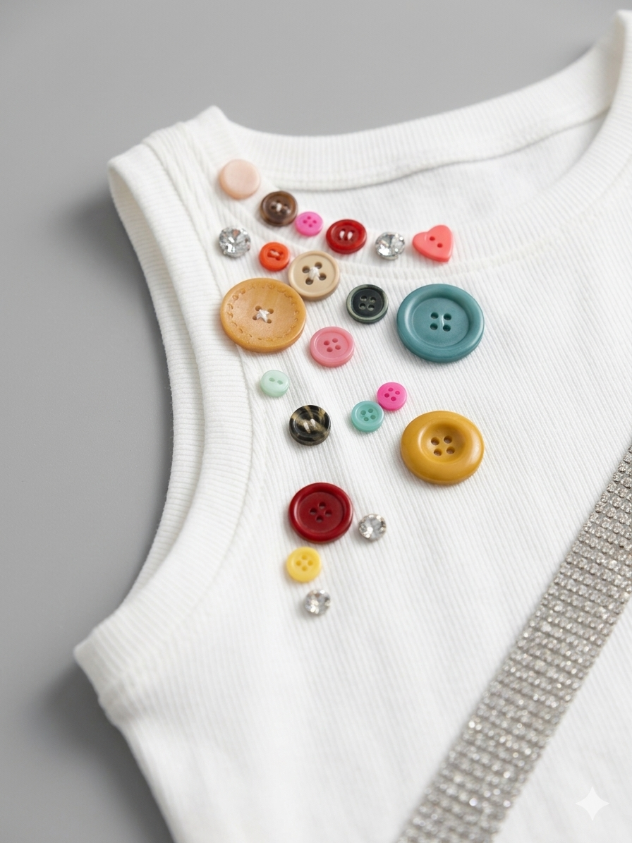 The Buttoned Top